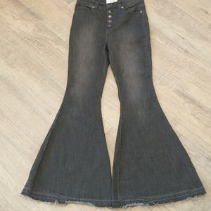 We the free women's high rise bell bottoms jeans